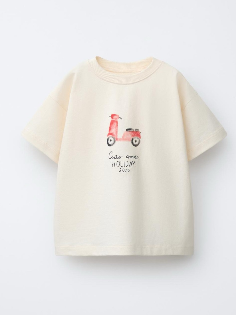 ZARA MOTORCYCLE PRINT T-SHIRT